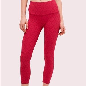 Kate spade athletic leggings flower print